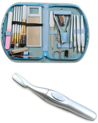 NewveZ Portable Make Up Cosmetics Brush Gift Set Tool Kit With Eyebrow Trimmer(Pack of 2)
NewveZ Portable Make Up Cosmetics Brush Gift Set Tool Kit With Eyebrow Trimmer(Pack of 2)