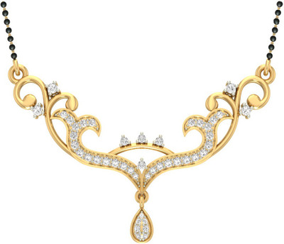 Jewels5 Avyaya 18kt Diamond Yellow Gold Mangalsutra Tanmaniya(Rhodium Plated)
Jewels5 Avyaya 18kt Diamond Yellow Gold Mangalsutra Tanmaniya(Rhodium Plated)