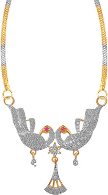 American Diamond Stunning Peacocke Alloy Tanmaniya