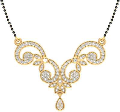 Jewels5 Vidarbha 18kt Diamond Yellow Gold Mangalsutra Tanmaniya(Rhodium Plated)
Jewels5 Vidarbha 18kt Diamond Yellow Gold Mangalsutra Tanmaniya(Rhodium Plated)
