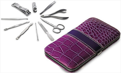 SRS Purple 10 In 1 Manicure Kit(10 g, Set of 1)