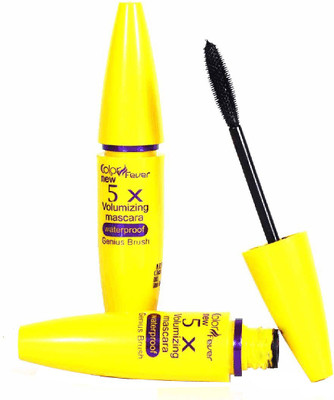 Color Fever Voloumizing Waterproof Black Mascara 8 ml(Black)