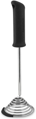 Dragon for Potato and egg beating Steel Masher(Black, Pack of 1)
