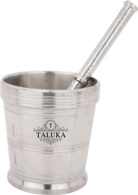 Taluka (3.2" x 3" Inches) Stainless Steel Mortar and Pestle Stainless Steel Masher(Steel, Pack of 2)
Taluka (3.2" x 3" Inches) Stainless Steel Mortar and Pestle Stainless Steel Masher(Steel, Pack of 2)