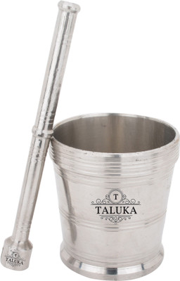 Taluka (3.4" x 3.5" Inches Mortar) Stainless Steel Mortar and Pestle /ओखल और मूसल Stainless Steel Masher(Steel, Pack of 2)
Taluka (3.4" x 3.5" Inches Mortar) Stainless Steel Mortar and Pestle /ओखल और मूसल Stainless Steel Masher(Steel, Pack of 2)