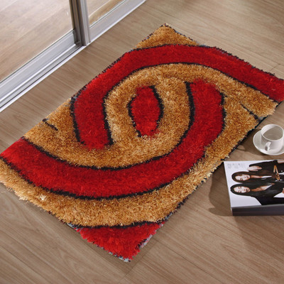 Presto Polyester Door Mat(Red
