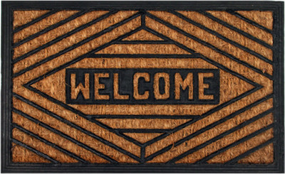 Saral Home Coir Door Mat(Beige