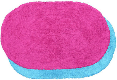 Avira Home Cotton Bath Mat Great Value Oval Mat- Set Of 2(Magenta, Blue, Blue;magenta
Avira Home Cotton Bath Mat Great Value Oval Mat- Set Of 2(Magenta, Blue, Blue;magenta