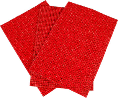 Ritika Carpets PVC Door Mat(Red, Medium)