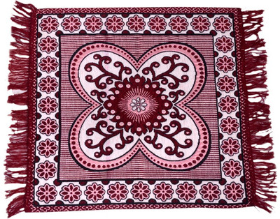 JT International Cotton Bathroom Mat(Multicolor