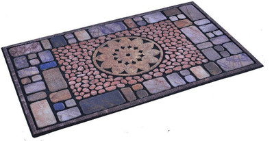 Matzone Nylon Door Mat(Grey