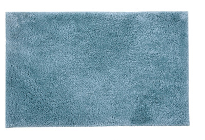 Riva Carpets Polyester Bath Mat Plain(Blue