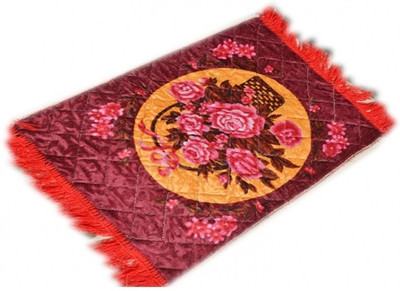 JT International Cotton Bathroom Mat(Multicolor