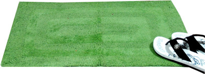 Shamrock Cotton Bathroom Mat(Green, Large)