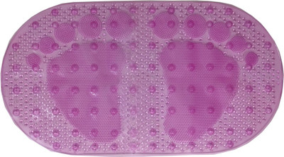 Arow PVC Bath Mat OVAL FOOT DESIGN(Pink