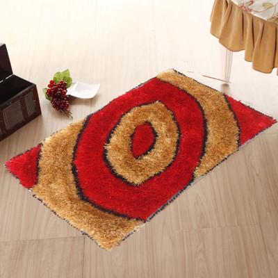 Presto Polyester Door Mat(Red