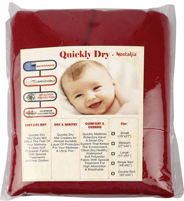 Nostaljia Quckly Dry Water Proof Mat Medium(Joyfull Maroon)
