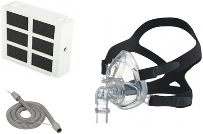 Hoffrichter TREND II Filter, Therapy Tube With Sensor & BIPAP Full Face Mask Small Medical Equipment Combo
Hoffrichter TREND II Filter, Therapy Tube With Sensor & BIPAP Full Face Mask Small Medical Equipment Combo