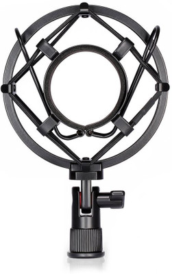 Neewer Black Universal Microphone Shock Mount Holder Clip Anti Vibration Suspension High Isolation with for Studio Condenser Mic Mount Holder(Black)
Neewer Black Universal Microphone Shock Mount Holder Clip Anti Vibration Suspension High Isolation with for Studio Condenser Mic Mount Holder(Black)