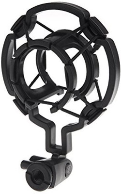 Powerpak Imported Universal Microphone Shock Mount Cradle Holder Clip Stand (Plastic) Plastic Shock Mount(Black)
Powerpak Imported Universal Microphone Shock Mount Cradle Holder Clip Stand (Plastic) Plastic Shock Mount(Black)