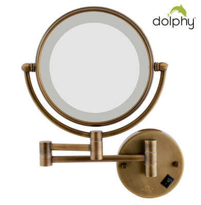 Dolphy Bronze 5x LED Magnifying Shaving & Makeup - 8 inch Magnifying Mirror(Round)
Dolphy Bronze 5x LED Magnifying Shaving & Makeup - 8 inch Magnifying Mirror(Round)