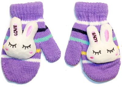 Babeezworld Kids Mitten(Purple)