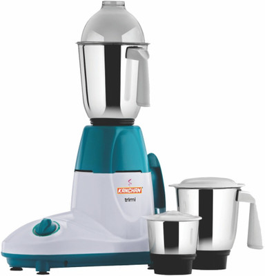 Kanchan Trimi 500 W Mixer Grinder(White, 3 Jars)