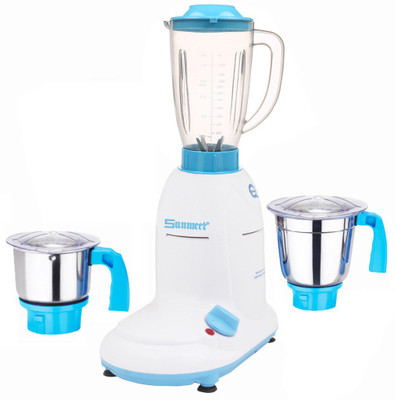 Sunmeet ABS Body MGJ-WFJ16-120 1000 W Mixer Grinder(Multicolor, 3 Jars)