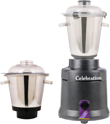 Celebration Aluminium Body Heavy Duty MG16-741 1800 W Mixer Grinder(Grey, 2 Jars)
Celebration Aluminium Body Heavy Duty MG16-741 1800 W Mixer Grinder(Grey, 2 Jars)