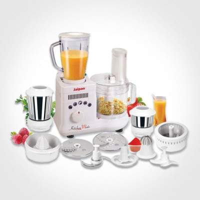 Jaipan Kitchen 650 W Mixer Grinder(White, 3 Jars)