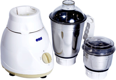 Acs Pride 450 W Mixer Grinder(White, 2 Jars)