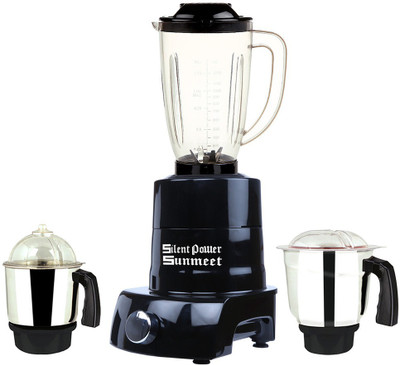 SilentPowerSunmeet MA ABS Body MGJ WOF 2017-86 600 W Juicer Mixer Grinder(Black, 3 Jars)
SilentPowerSunmeet MA ABS Body MGJ WOF 2017-86 600 W Juicer Mixer Grinder(Black, 3 Jars)