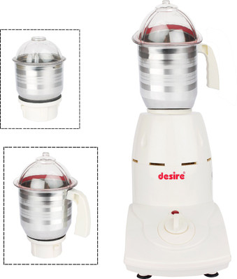 Desire Desire 750 W Mixer Grinder (White, 3 Jars) 750 W Mixer Grinder(White, 3 Jars)
Desire Desire 750 W Mixer Grinder (White, 3 Jars) 750 W Mixer Grinder(White, 3 Jars)