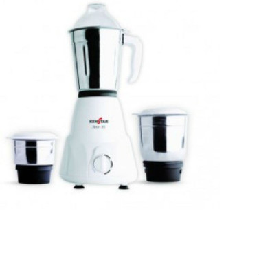 Kenstar KMA50W3S 500 W Mixer Grinder(White, 3 Jars)
