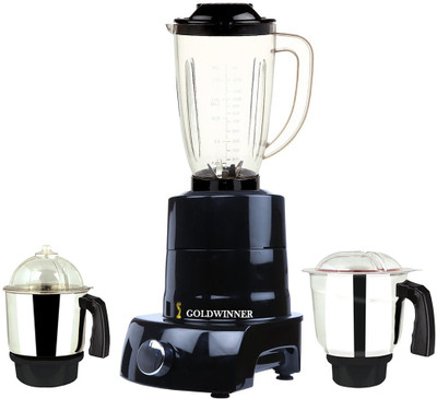Goldwinner MA ABS Body MGJ WOF 2017-103 750 W Juicer Mixer Grinder(Black, 3 Jars)
Goldwinner MA ABS Body MGJ WOF 2017-103 750 W Juicer Mixer Grinder(Black, 3 Jars)