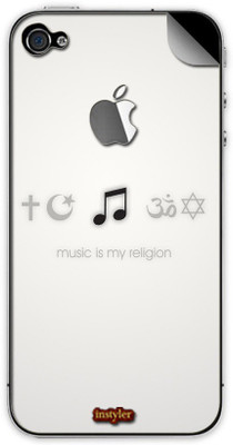 instyler DIGITAL-17 Apple iPhone 4S Mobile Skin(MULTICOLOR)