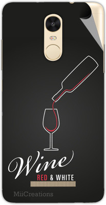 MiiCreations XM-R-N3-MS-00139 Xiaomi Redmi Note 3 Mobile Skin(Black)