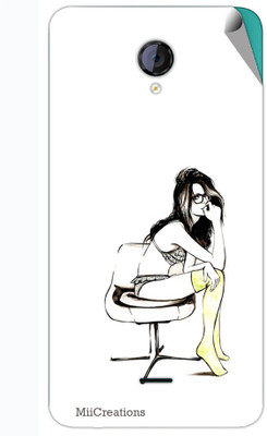 MiiCreations 00178-MS-MMXA106 Micromax Unite 2 A106 Mobile Skin(White)