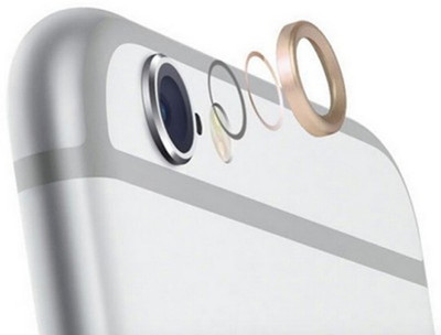 G-max Camera Protector Ring 10 iPhone 6/6s Mobile Skin(Gold)