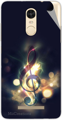 MiiCreations XM-R-N3-MS-00315 Xiaomi Redmi Note 3 Mobile Skin(Black)