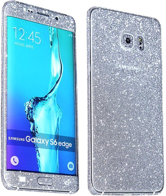 Heartly Sparking Glitter 70 Samsung Galaxy S7 Mobile Skin(Silver)