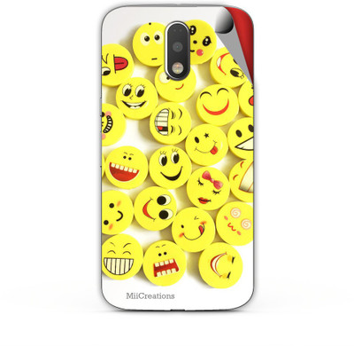 MiiCreations M-G4-P-MS-00267 Motorola Moto G4 Plus Mobile Skin(White)