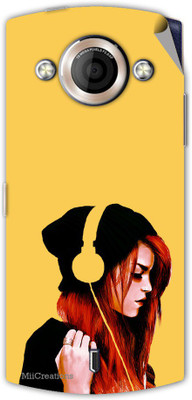 MiiCreations MMXA255-MS-00251 Micromax Canvas Selfie A255 Mobile Skin(Yellow)