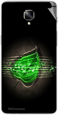 MiiCreations OP3-MS-00226 One Plus 3 Mobile Skin(Black)