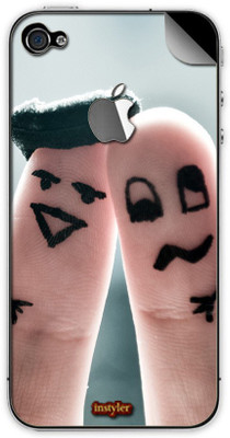 instyler IP4-63 APPLE I PHONE 4 Mobile Skin(MULTICOLOR)