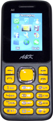 AK Bar Phone A 1(Black, Yellow)