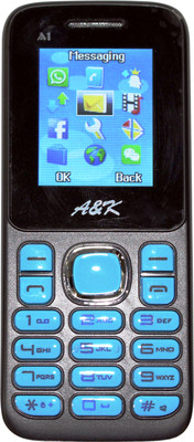 AK Bar Phone A 1(Black, Blue)