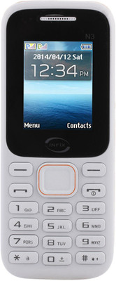 Infix N-3 Dual Sim Multimedia with Facebook(WhiteOrange)
