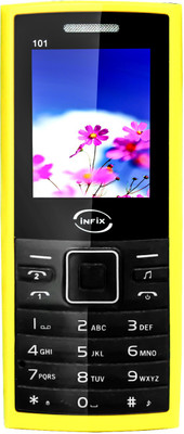 Infix Ultra IFX 101 Dual Sim Multimedia(Black, Yellow)