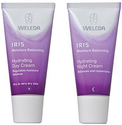 Weleda 100% Natural Organic Iri Day Cream And Night Cream Facial Lotion Bundle, Each(29.57 ml)